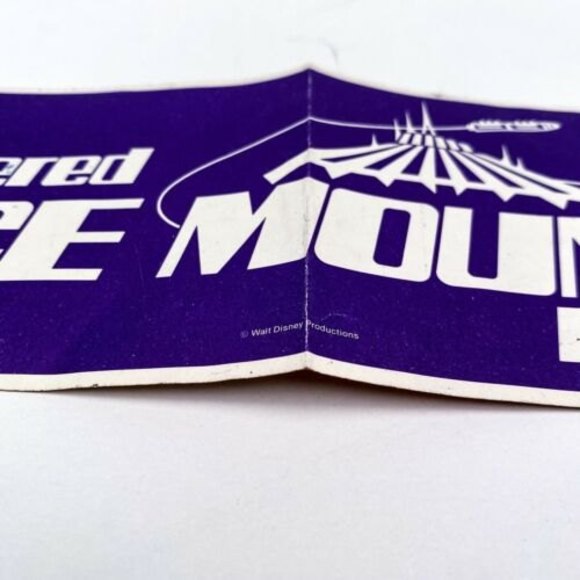 I Conquered Space Mountain Disneyland Bumper Sticker 1977 For Cast Members Only - Picture 10 of 10